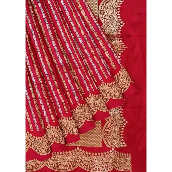 Red Banarasi Silk Saree