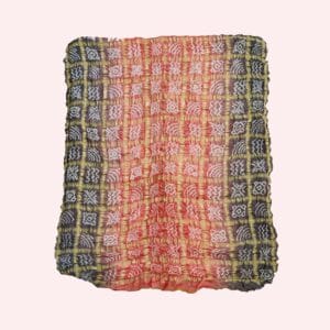 peach Shaded Gharchola Pachwai Saree