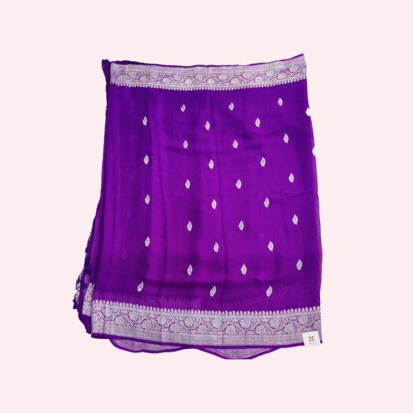 Purple Color Banarasi Saree