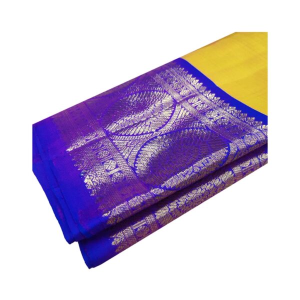 Yellow Color Kanjivaram Silk Saree