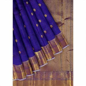 Blue Color Kanjivaram Silk Saree
