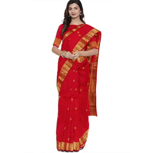 Red Color Kanjivaram Silk Saree