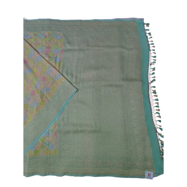 Rangkat banarasi georgette saree - Image 2