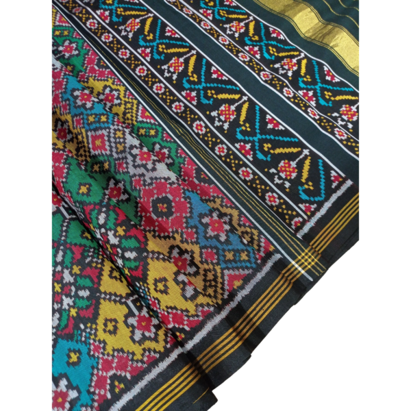 Black colour rajkot patola saree