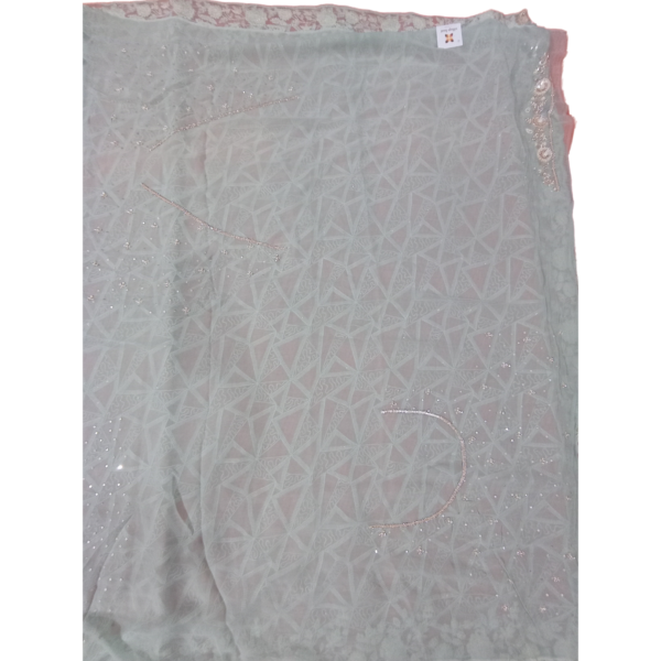 Blue colour stone worked saree - Image 4