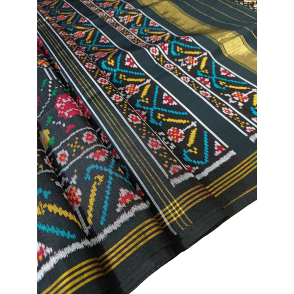 Black colour rajkot patola saree