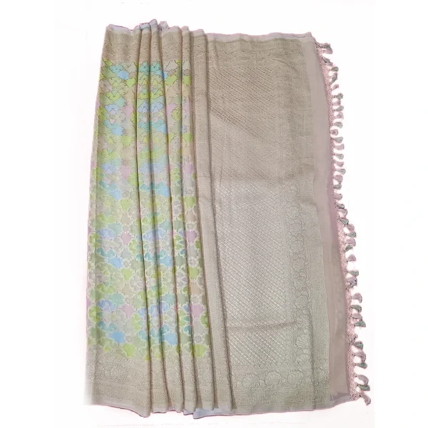 Rangkat banarasi georgette saree - Image 3