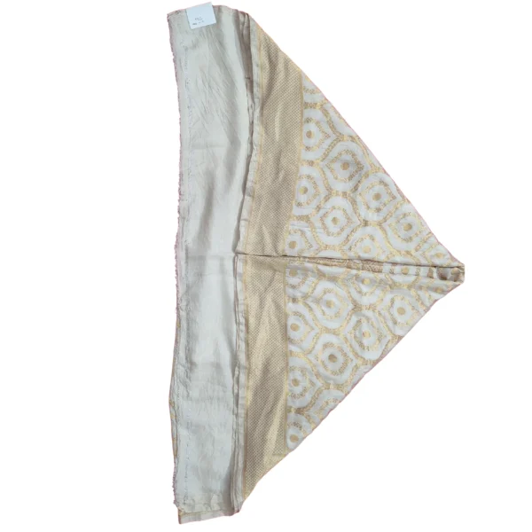 Off white colour banarasi dupatta - Image 2