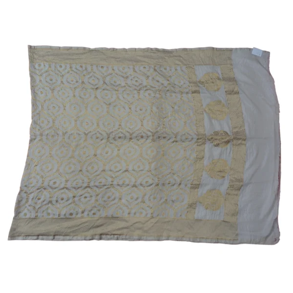 Off white colour banarasi dupatta