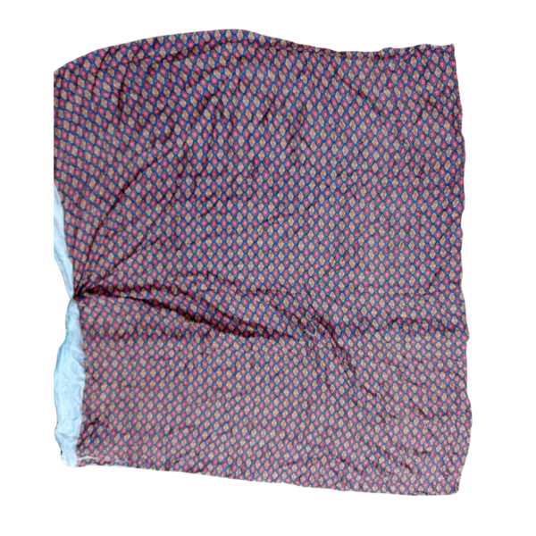 Blue colour bandhani garchola Pichwai saree - Image 4