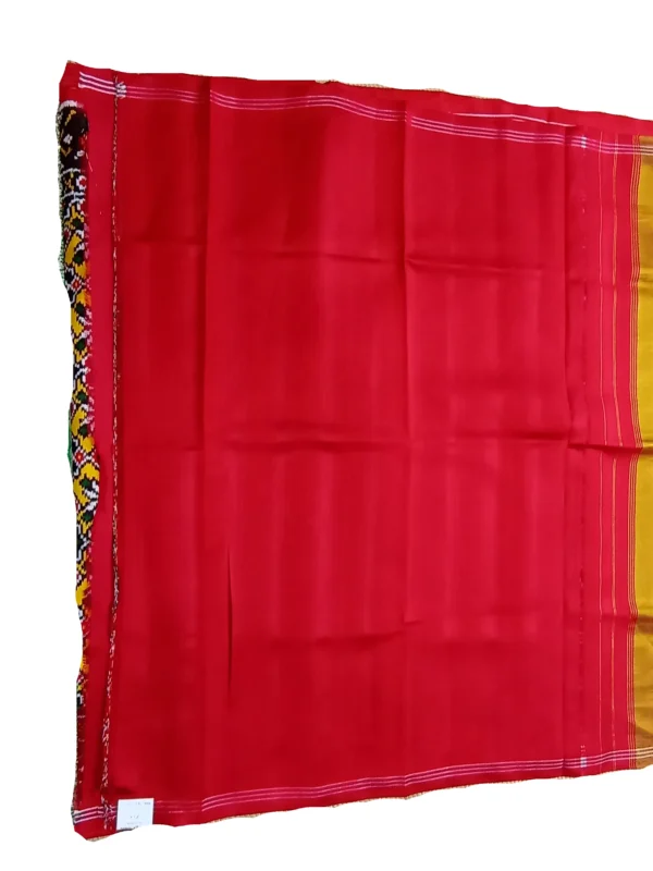 Yellow colour rajkot twill patola saree - Image 5