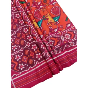 Double ikkat Patan patola saree