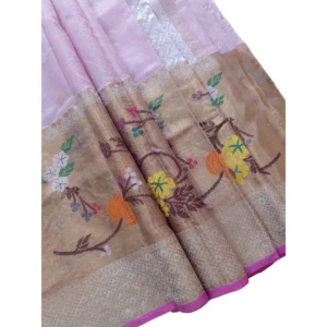 Double tissue zarikota saree
