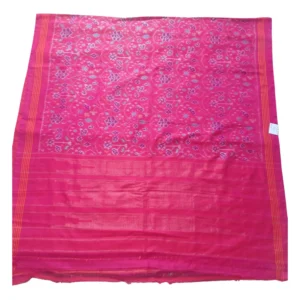 Pink Colour Twill Patola Dupatta
